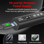 ZOYI-N1 High Power 96W Portable Intelligent Soldering Iron Adjustable Temperature 100°C-450°C Type-C Fast Charging OLED Display For Home Maintenance