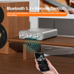 YS Audio YS-HM5 Bluetooth Digital Amplifier 2x220W 2.0 Channel TPA3251 SNR ≥98dB 20Hz-20KHz Bluetooth/USB/AUX 2-8Ω DC24-36V Hi-Fi Amp