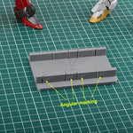 Model Multi-Angle Cutting Aid Precise Angle Cutter for DIY Projects 30° 45° 60° 90° Plastic 3D Printing Tool Lightweight Portable Crafting Accessory