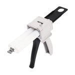 Universal 50ml AB Glue Gun 1:1/2:1 Ratio Plastic Durable Epoxy Dispenser Grey and Black for Precise Bonding