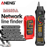 LinkMejor M469A Smart Network Cable Tester RJ45 RJ11 LAN Cable Tester Finder Wire Tracker Receiver Networking Tool Network Repair