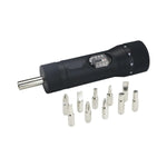 LinkMejor YSQ-70 Torque Screwdriver Adjustable 10-70 in-lb with 10 Bits 1/4 Drive Precision Tools Dual Range Lightweight Nylon Coating