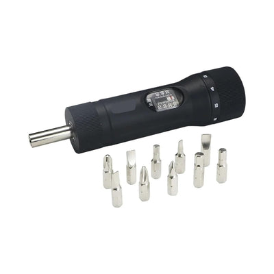 LinkMejor YSQ-70 Torque Screwdriver Adjustable 10-70 in-lb with 10 Bits 1/4 Drive Precision Tools Dual Range Lightweight Nylon Coating