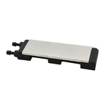 Diamond Sharpening Stone Set with Adjustable Non-Slip Holder 8 Inch 400/1000 Grit Fine Double-Sided Plate Whetstone Knife Tools