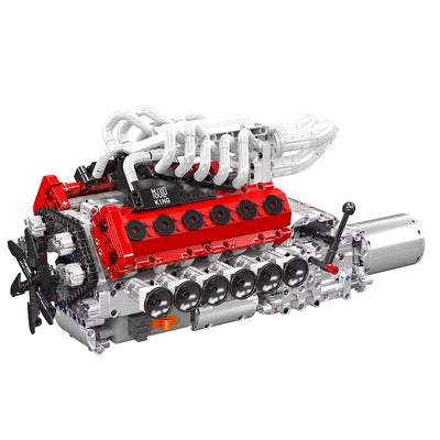 Mould King 10188 / 10209 / 10210 / 10213 / 10214 / 10227 / 10234 / 10250 Technical Motorized Sport Car Engine Building Block Brick Assembly Kit Kid Christmas Gift