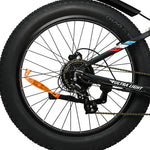 [USA Direct] BAOLUJIE DP2615 48V 12AH 500W Top Speed 25KM/H 26*4.0inch Electric Bicycle 30-40KM Max Mileage 120KG Payload Electric Bike Recommended