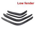 Car Front Rear Mudguard Low Fender Splash Protector Protective Guards Flares Mudflaps For Jeep JL 2018-2025