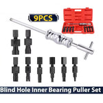 9pc Blind Hole Inner Bearing Puller Set Universal Remover Slide Hammer Internal Kit 8-32mm Auto Repair Tools