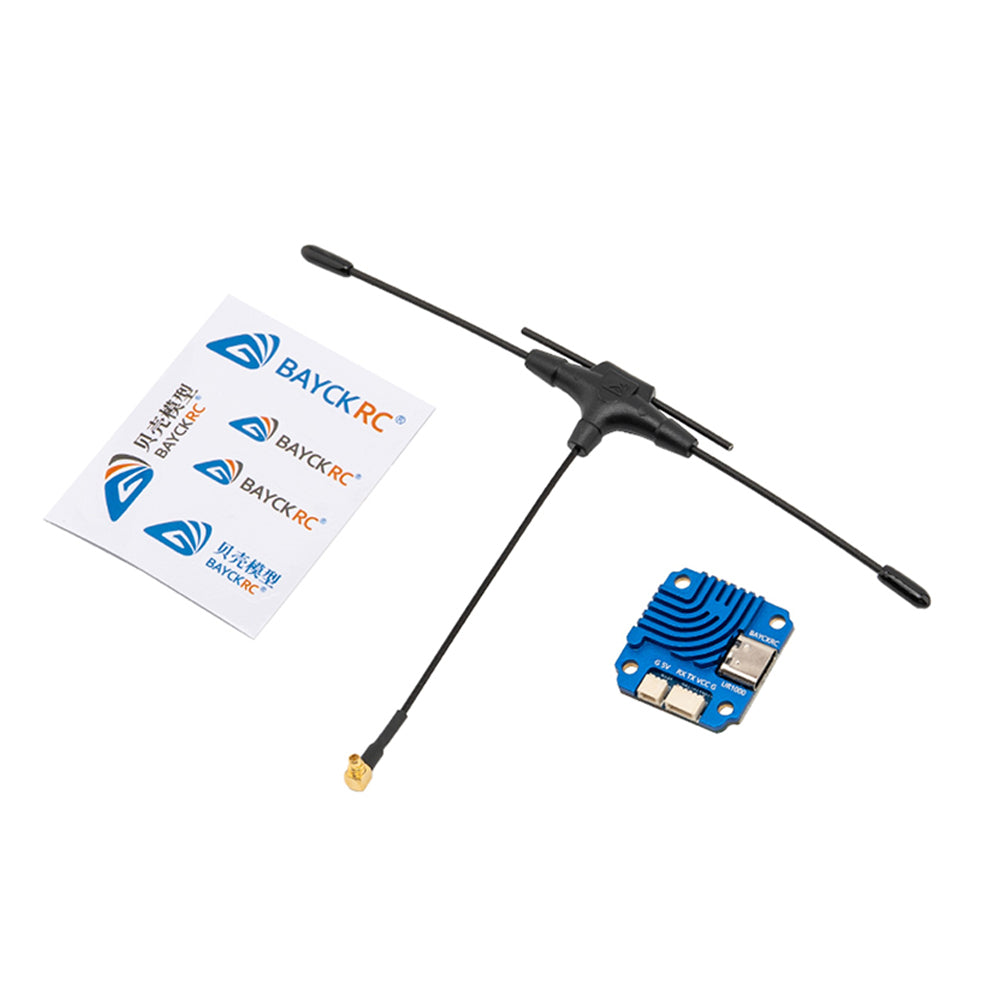 LinkMejor UR1000 2.4GHz/868MHz/900MHz Dual Band 1000mW RX Receiver for RC FPV Racing Drone RC Airplane