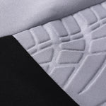 3D Tyre Embossed Car Seat Covers Full Set Airbag Compatible Breathable Fabric Universal Fit for Cars SUVs Sedans Trucks Easy Installation