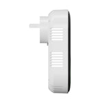 LinkMejor 5-in-1 Plug-in Multi-Gas & Smoke CO Detector with Temp/Humidity Sensor Built-in Audible & Visual Alarm Digital Display for Home Security Plug and Play