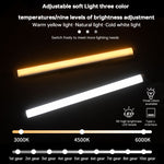 LinkMejor Charging 40cm LED Night Light 3 Color Adjustable 80LED 9 Levels Brightness Adjustment for Live Streaming Vlogging Makeup Photography