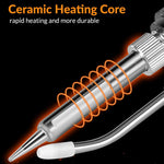 80W Automatic Soldering Iron Kit 110V 220V with Ceramic Heater Quick Heating Solder Gun for Electronics Repair and DIY Projects
