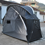 Xmund Single Soldier Tent Outdoor Camping Cycling Simple Tent Storage Room Tent 1person Carport Anti-tear 210D Oxford Silver Coated Portable Waterproof