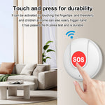 WL-90WT Tuya WiFi SOS Button One Key Emergency Wireless Security Alarm Panic Device for Elderly Kids Home Safety Tuya APP Remote