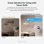 LinkMejor ZBMINIR2 Zigbe Smart External Switch Control Timer Function Compact Size Requires Neutral Wire Voice Control Works with Alexa Google Home