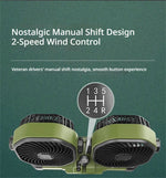 LinkMejor 5V 12V 24V Dual Head Car Fan 2 Speed Adjustment 360° Rotatable Low Noise USB Lighter Universal Vehicle Cooling Fan