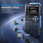LinkMejor LC1020E Handheld LCR Bridge Tester 100Hz to 100kHz Precision Frequency Auto Calibration Dual Parameter Display USB Type-C Accurate Capacitance Resistance Inductance Measurement Tool
