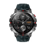 HT37 1.46-inch HD Display GPS Flashlight 30M Waterproof Altitude Pressure 540mAh Massive Battery bluetooth Call Heart Rate Blood Pressure Blood Oxygen Monitor Sleep Monitoring Multi-sport Modes Smart Watch