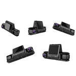 1080P Triple Lens Car Dash Cam Dashcam Front  Inside & Rear HD Car DVR 120° Angle Loop Recording Gravity Sensor