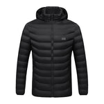 LinkMejor HJ-09B Heated Jacket 9 Areas Dual Control Zones USB Charging Winter Warm Outdoor Electric Heating Jackets