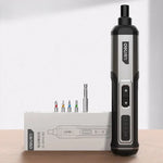 Deli Electric Screwdriver 4V Lithium Battery 2000mAh 300rpm 5N·m Torque LED Light 3-Speed Adjustment Portable Power Tool Set