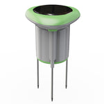 LinkMejor Tuya Smart WiFi Soil Sensor Solar Powered Planting Temperature and Humidity Meter IP66 Wireless Soil Tester Turf Gardening