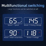 C100 Car OBD HD Speed Projector HUD Head-up Display Auto Speedometer KMHMPH Compatible with Most Cars