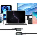 Bakeey USB4 Cable 40Gbps PD240W Thunderbolt4 8K@60Hz Type-C Fast Charging Cable Thunderbolt3 Type-C to C Data Transfer Cable For eGPU