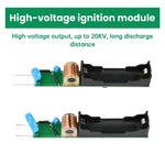 High Voltage Module 20KV 40KV Adjustable Output Compact Design Lithium Battery Powered Boost Coil Powerful Pulse Discharge Suitable for Experimental Equipment and High Power Applications