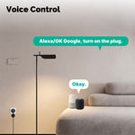 MOES Tuya WiFi Smart Plug 16A EU Socket Outdoor Waterproof Smart Outlet with Energy Monitor Voice Control with Alexa Google Home Smart Life APP