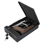 Smart Fingerprint Safe with Tuya App 29cm x 19cm x 6.3cm Iron Construction Alarm System Secure Storage Advanced Biometric Lock