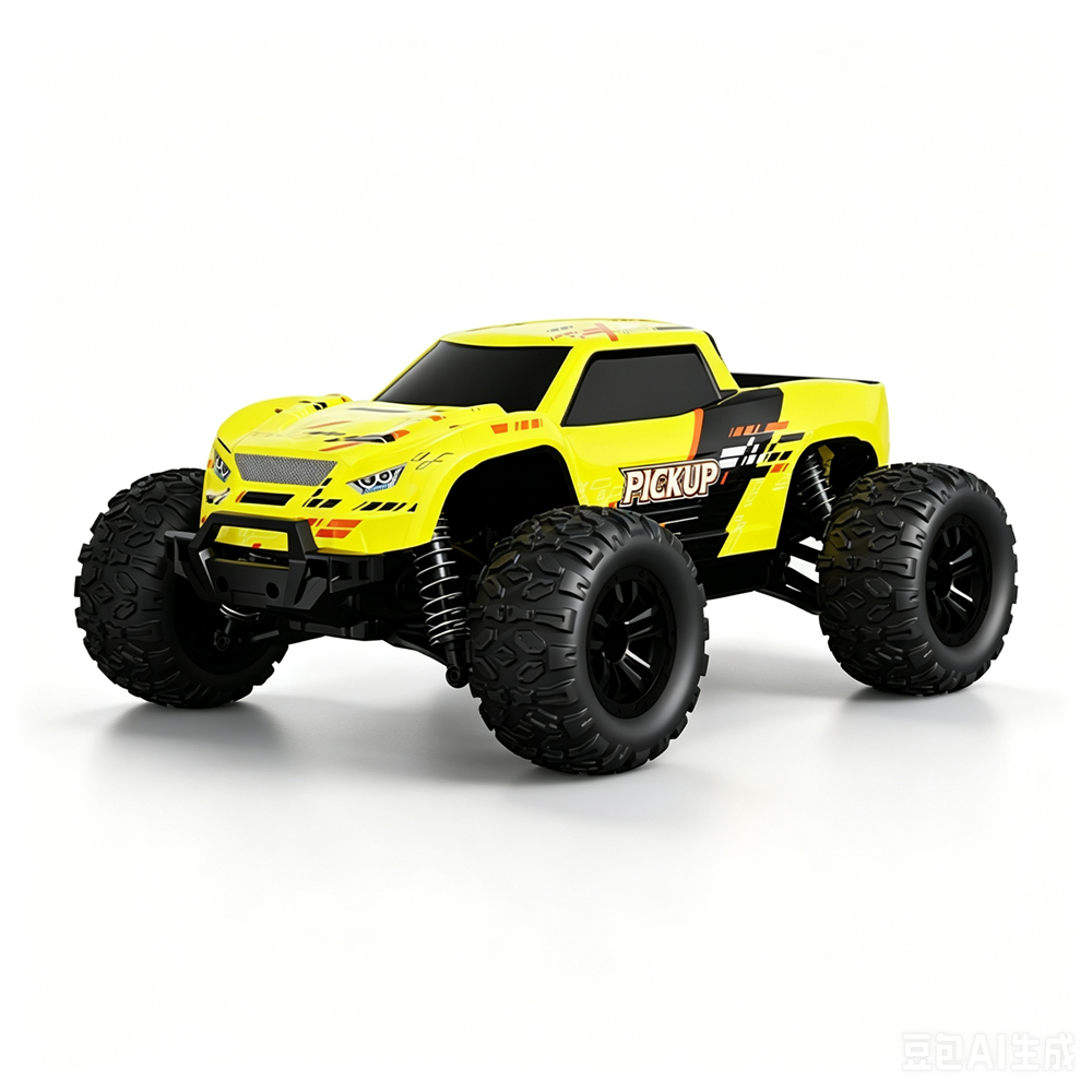 YH Toys YH18001 PRO RTR 1/18 2.4G 4WD 70km/h Brushless RC Car High Speed Pickup Off-Road Monster Truck LED Light Remote Control Vehicles Models Metal Diff Drive Shaft Toys
