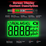 LinkMejor HT81 Radiation Survey Meter GM Counter For Beta Gamma And X-Rays 0.00-50000uSv/h Portable