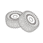 LinkMejor M162 Orignal RC Car Wheel Tire 16300M2 16300C Parts