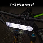 LinkMejor XL-3000 3000LM Super Bright Bicycle Headlight Anti-glare Waterproof Type-C Charging Aluminum Alloy Bike Front Light for MTB Night Riding Safety