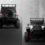 MNRC MN128 RTR 1/12 2.4G 4WD RC Car LED Light Rock Crawler Climbing Off-Road Truck Full Proportional Vehicles Models Toys