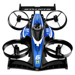 LinkMejor YL61 2-IN-1 Land Air Flying Racing Drift Car Altitude Hold Mode Tumbling Stunts 2.4G Remote Control Toys Kids Gifts RC Drone Quadcopter RTF