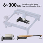 [EU/US Direct]LONGER Roller Kit 360° Rotary Engraving Accessory Height Adjustable Wide Compatibility for Cylindrical Objects and Extended Plate Engravings Laser Engraving Machines High Precision Tools