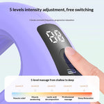 LinkMejor KAMQ-3082-T Multipurpose Massage Device High Frequency Vibration 5 Intensity Levels Type-C Fast Charging Hands Free Waist Strap for Neck Back Legs Muscle Recovery