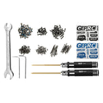 LinkMejor Universal Screw Box 460PCS M2 M3 Round Head Screws with 2PCS Screwdrivers DIY Tool for RC FPV Racing Freestyle Drones
