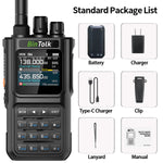 LinkMejor BT8000 10W Multi Band Radio Walkie Talkie 256 Channels Type-C Charging Bluetooth Frequency APP Programming Wireless Copy Frequency AM FM NOAA Weather Alert Two Way Radio