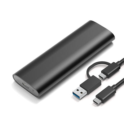 LinkMejor BK-SE2 M.2 SATA SSD Enclosure M.2 to USB3.1 Gen2 6Gbps Aluminum Alloy Portable Solid State Drive Case Support 2TB Max