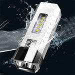2*LED+5*COB Three Light Sources Flashlight 18650 USB Rechargeable Portable Waterproof  Led Torch With Power Bank Function