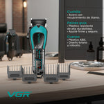 LinkMejor V-692 Professional Hair Clipper 7000RPM Speed 4 Guide Combs 2000mAh Rechargeable Fast Charging Trimmer with LED Display