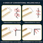 EU Plug Red Portable Plastic Welding Machine Quick and Easy Operation Ergonomic Design Stainless Steel Staples Overheat Protection for Car Bumper Crack Repair PVC Welding