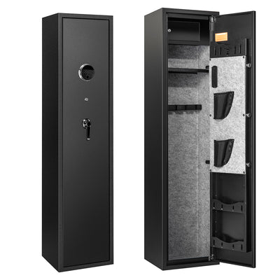 Blacksmith Multifunctional Home Safe with Fingerprint and Electronic Keypad Unlock - Protect Your Valuables