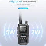 2Pcs BAOFENG UV-5R Mini 5W Walkie Talkie Bluetooth APP Programming Multi Band One Click Copy Frequency Type-C 5R Mini Two Way Radio