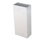 Dense Teeth Heat Sink 69*37*150mm Aluminum Heat Sink LED Heat Sink Aluminum Block Compact Teeth 24 Fin Radiator for IC Module PC Computer LED PCB