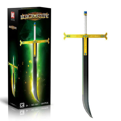 DK1541 Creative Anime Character Eagle Eye Black Knife Model Building Block Assembly Kit 1241PCS Bricks Set Children's Toys